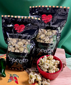 Green Chile Pistachio Popcorn