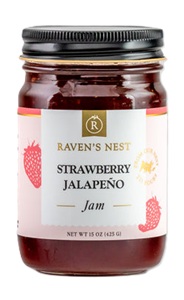 Raven's Nest Strawberry Jalapeno Jam 15 oz.