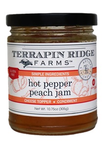 Terrapin Ridge Hot Pepper Peach Jam, 10.75 oz.
